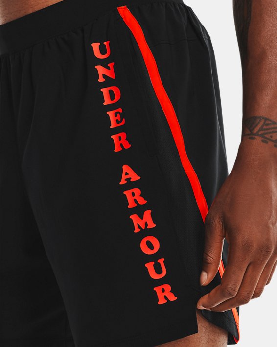 กางเกงขาสั้น UA Keep Run Weird 7'' สำหรับผู้ชาย, Black, pdpMainDesktop image number 4